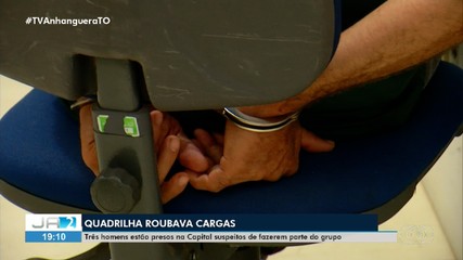 Homens suspeitos de integrar quadrilha que roubava cargas são presos no TO
