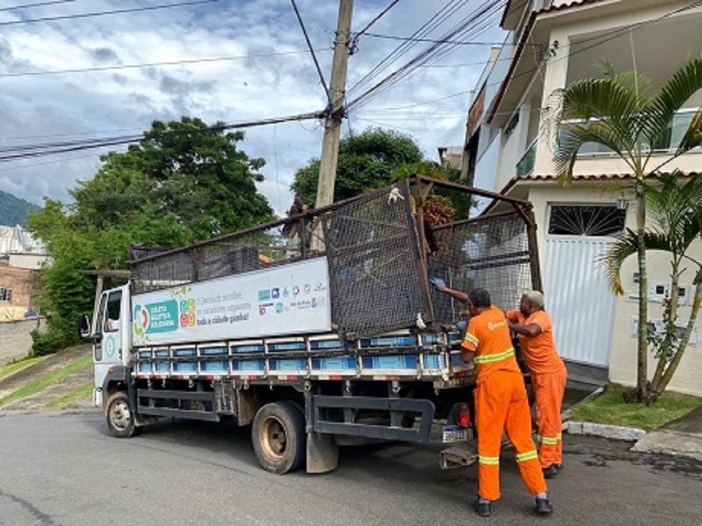 Coleta Seletiva de Resíduos em Juiz de Fora — Foto: Prefeitura/Divulgação