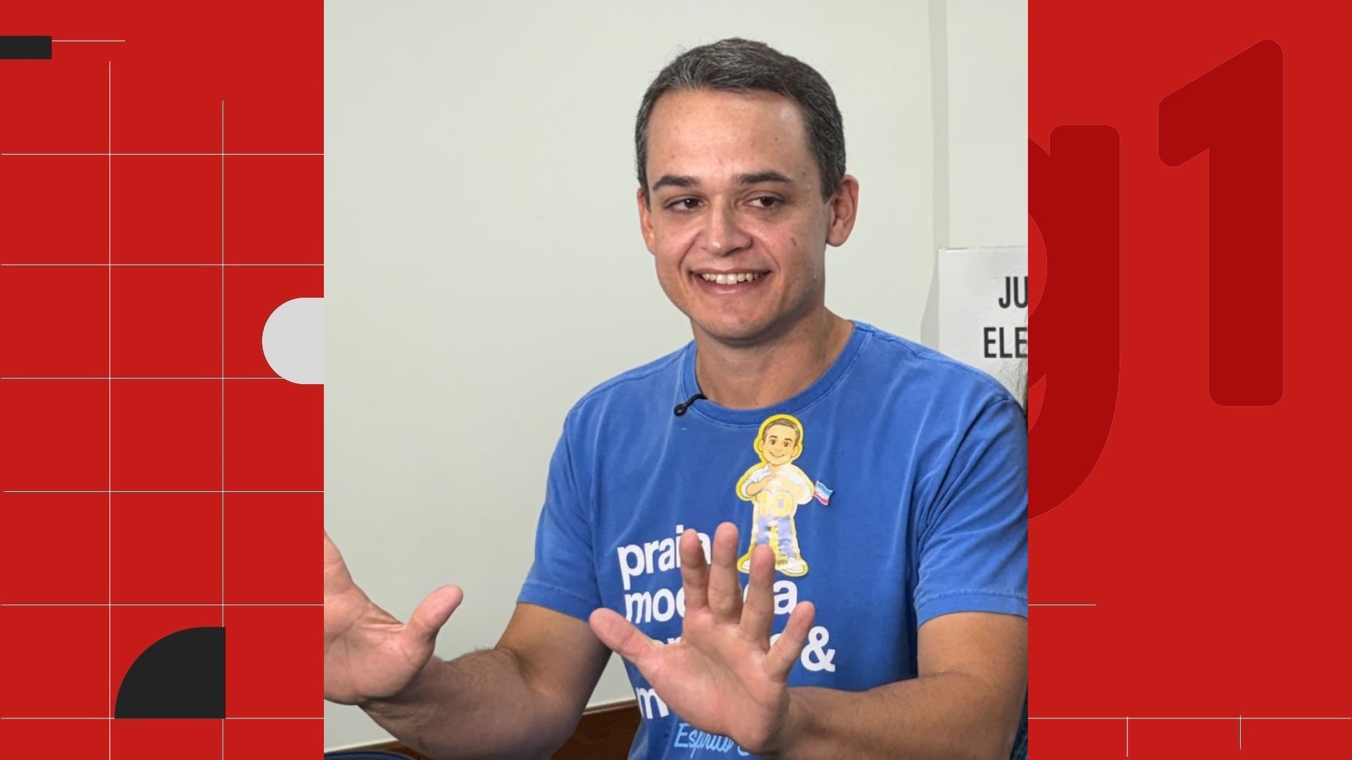 Lorenzo Pazolini (Republicanos) vota em Vitória