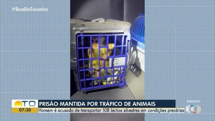 Justiça decide manter prisão de acusado de tráfico de animais