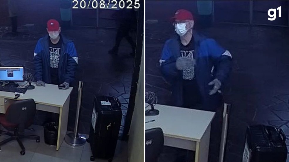 Homem deixou mala com o tórax de uma mulher no guarda-volumes da rodoviária de Porto Alegre — Foto: Divulgação/Polícia Civil