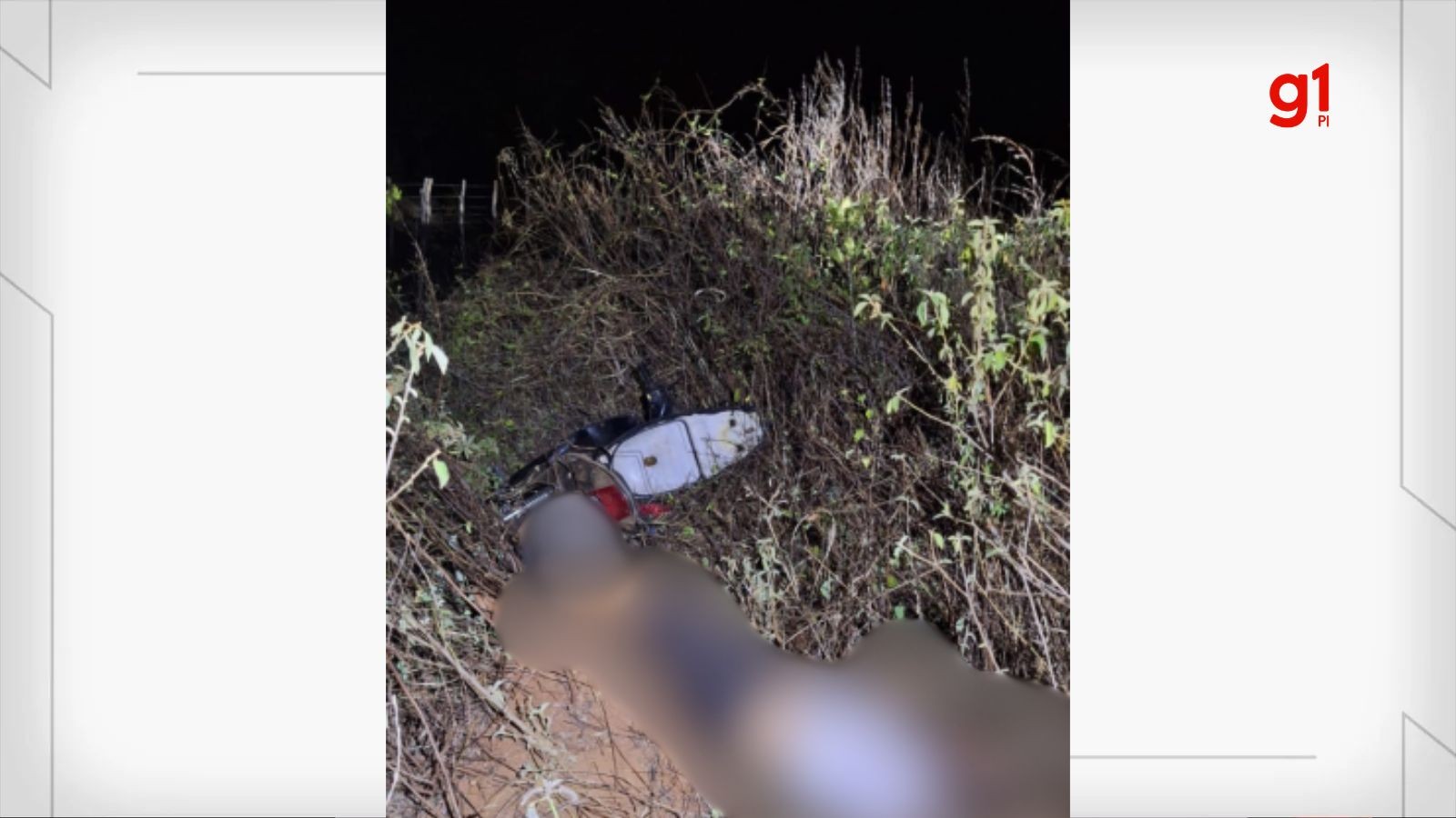Homem morre em acidente de moto ao voltar de torneio de baralho no PI | G1