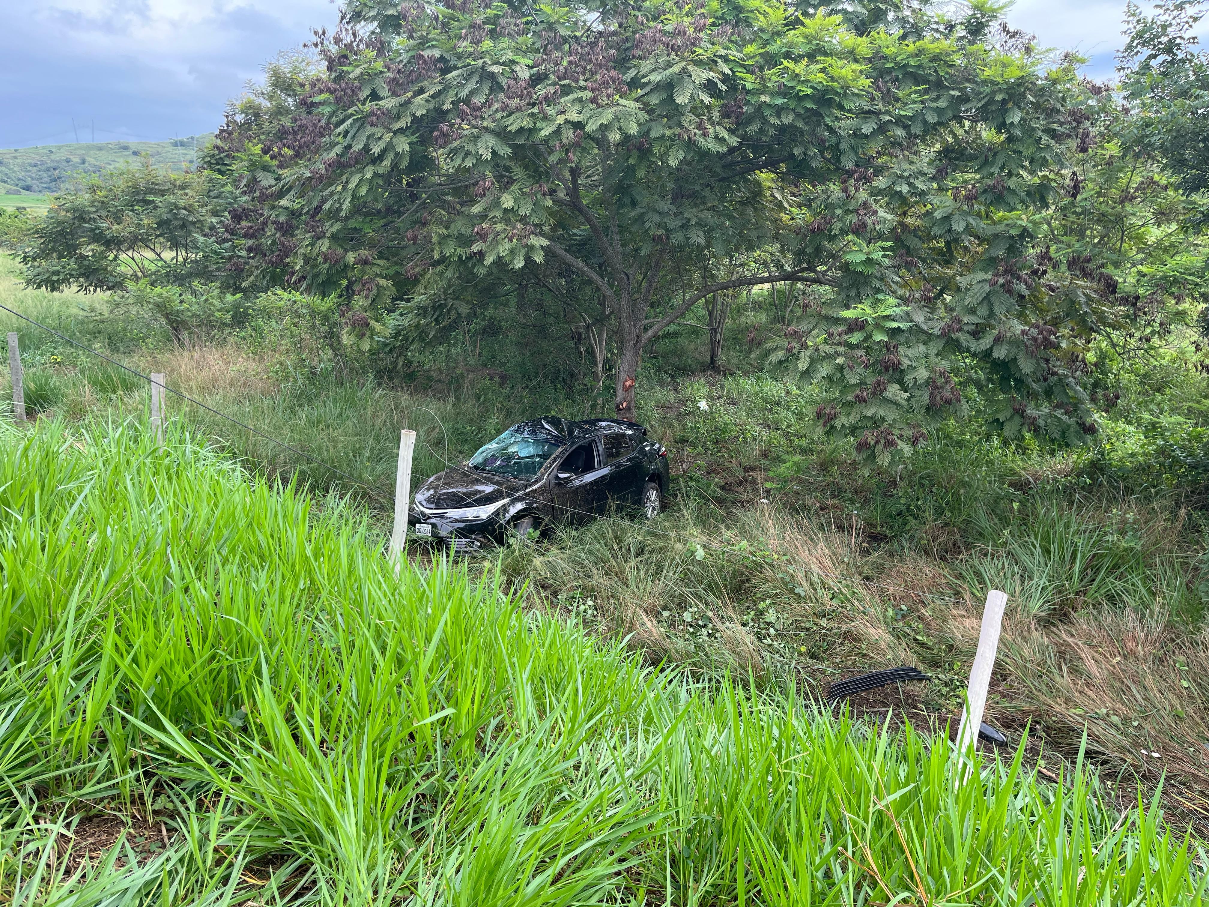 Rapaz bate carro em árvore e morre na BR-259: 'Uso de cinto evitaria essa potencial fatalidade', diz policial