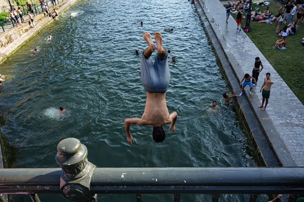 Ondas de calor na Europa provocam aumento de mortes por afogamento em rios e canais