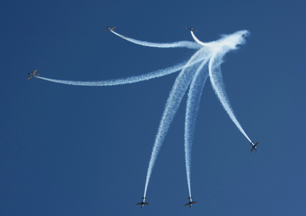 Manobras na região contarão com 8 aeronaves da FAB — Foto: FAB/Divulgação