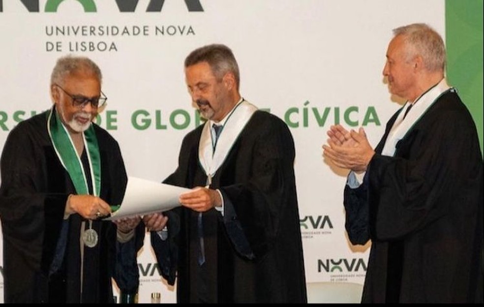 Gilberto Gil recebe título 'doutor honoris causa' pela Universidade Nova de  Lisboa, em Portugal | Bahia | G1