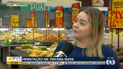 Cuidados com a hidratação devem ser reforçados na terceira idade