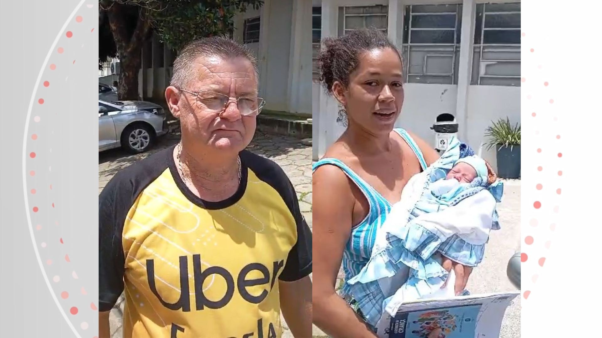 Motorista ajuda mulher a dar à luz no meio do trânsito a caminho do hospital no ES: 'ele nasceu rapidinho'