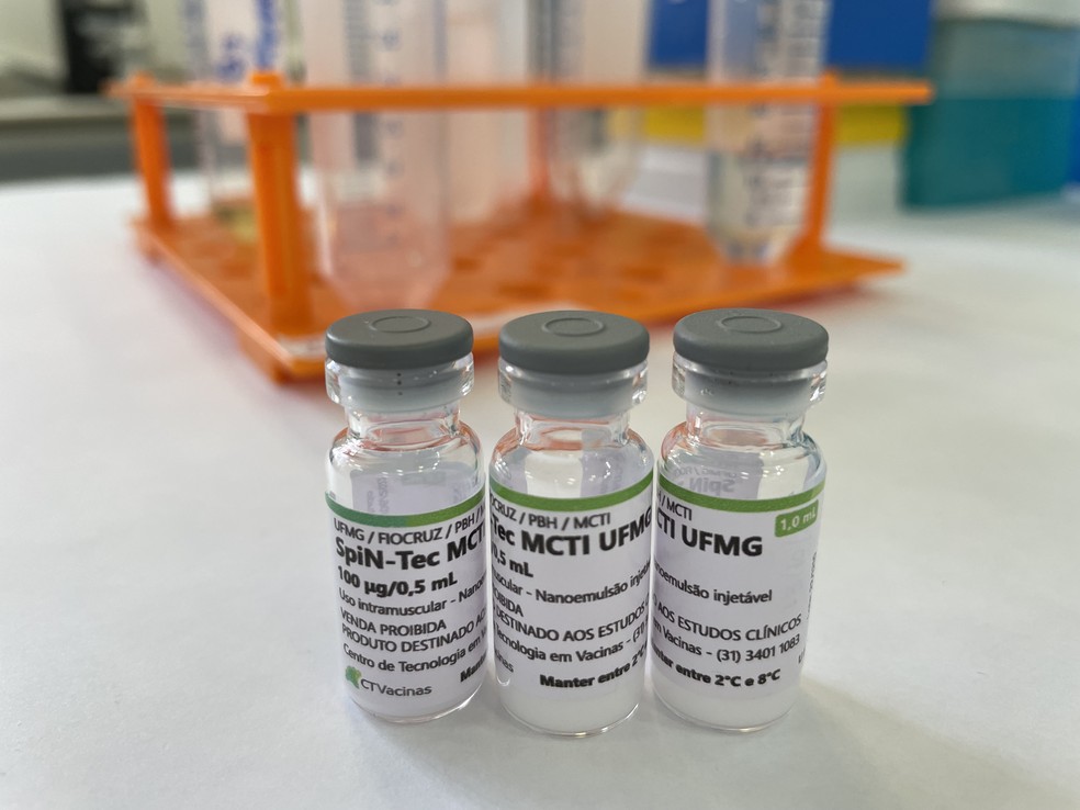Vacina SpiN-TEC, da UFMG — Foto: CTVacinas/ Divulgação