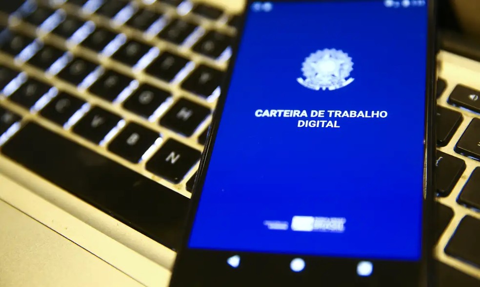 Aplicativo da Carteira de Trabalho Digital — Foto: Agência Brasil