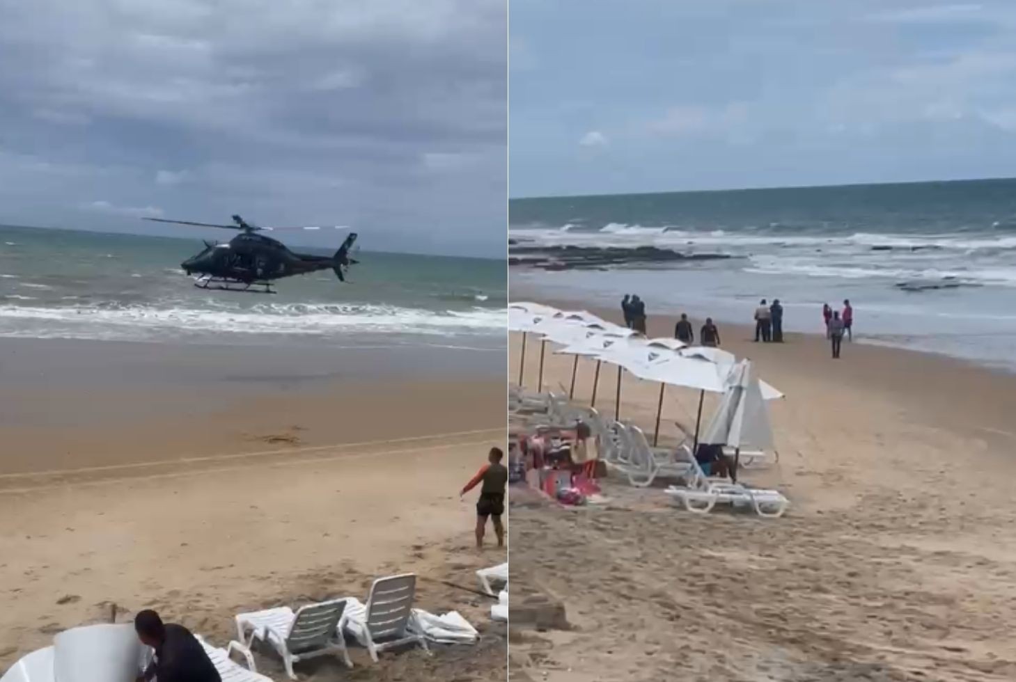 Turista morre afogado e filho é resgatado na praia de Ponta Negra, em Natal