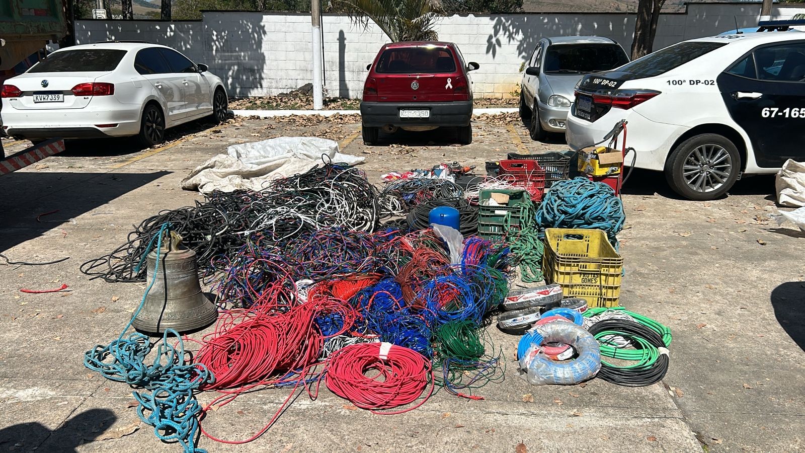 Homem é preso com mais de R$ 300 mil em materiais furtados em Quatis
