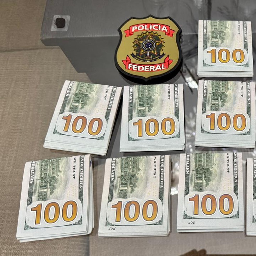 Segundo a PF, também foi cumprida uma ordem judicial para o bloqueio de R$ 5,5 milhões. — Foto: Polícia Federal