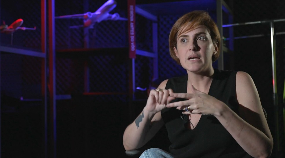 Mila Seidl fala sobre a corrida contra o tempo em busca de um tratamento para o marido, Lito Sousa. — Foto: Reprodução/TV Globo/Fantástico