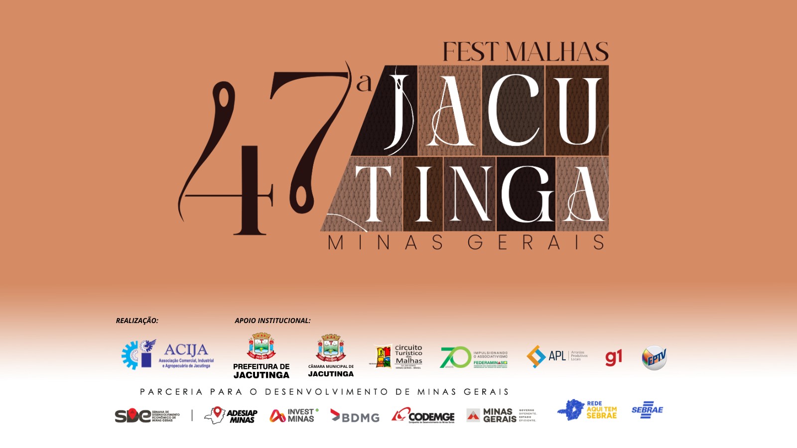 Jacutinga se prepara para receber a maior feira de tricot do Brasil