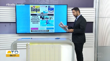 Investigação sobre morte de menino de 3 anos em Palmas é destaque no Jornal Daqui