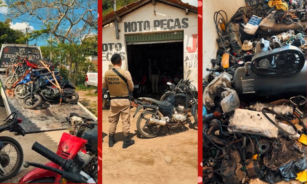Três suspeitos são presos durante operação contra quadrilha de motos adulteradas na Bahia