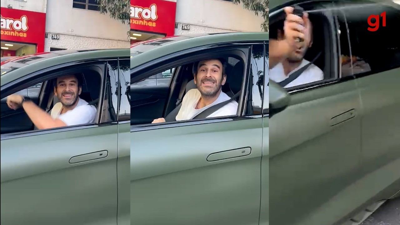 Motorista de carro de luxo joga spray de pimenta e xinga mulher durante discussão: 'Vagabundas não respeitam o trânsito'