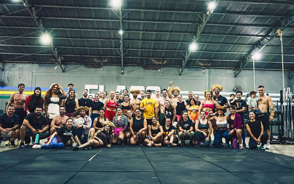 Treino julino em academia de São José do Rio Preto (SP) — Foto: Divulgação / Caio Silva