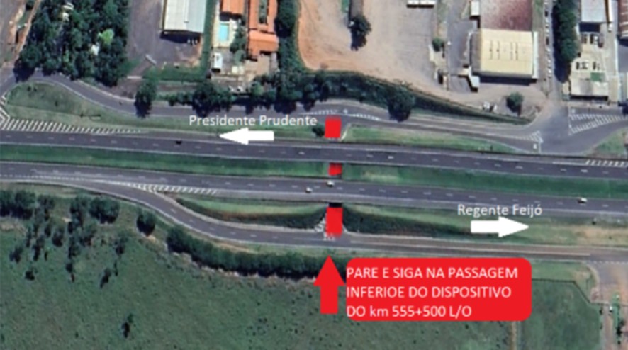 Trecho da Rodovia Raposo Tavares é interditado parcialmente para obras a partir desta terça-feira, em Regente Feijó