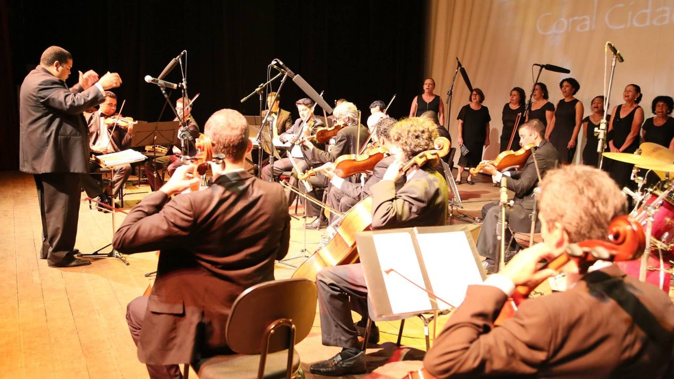 Orquestra Municipal de Uberaba — Foto: Fundação Cultural de Uberaba/Divulgação