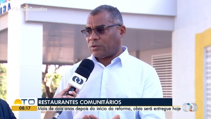 Reinauguração dos restaurantes comunitários de Palmas será nesta quarta-feira (11)