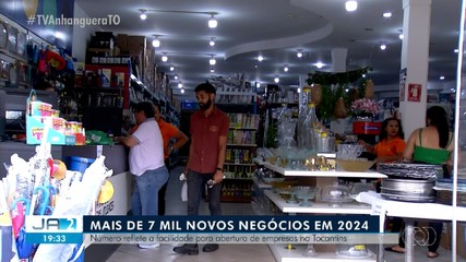 Mais de 7 mil novos negócios formais são abertos no Tocantins