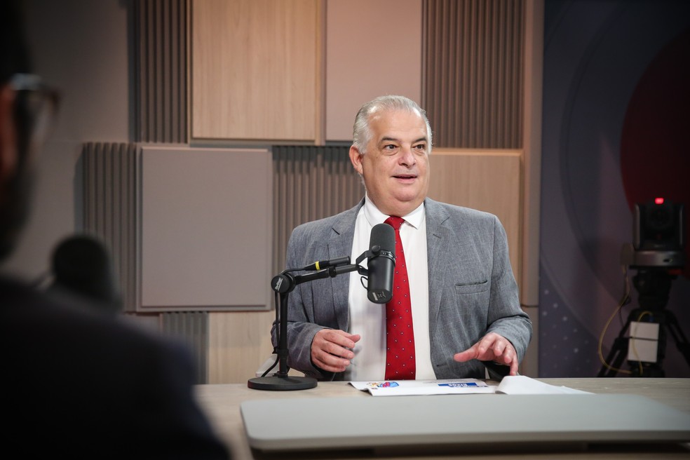 Márcio França, ministro do Empreendedorismo, da Microempresa e da Empresa de Pequeno Porte, durante entrevista ao g1 em São Paulo — Foto: Fábio Tito/g1