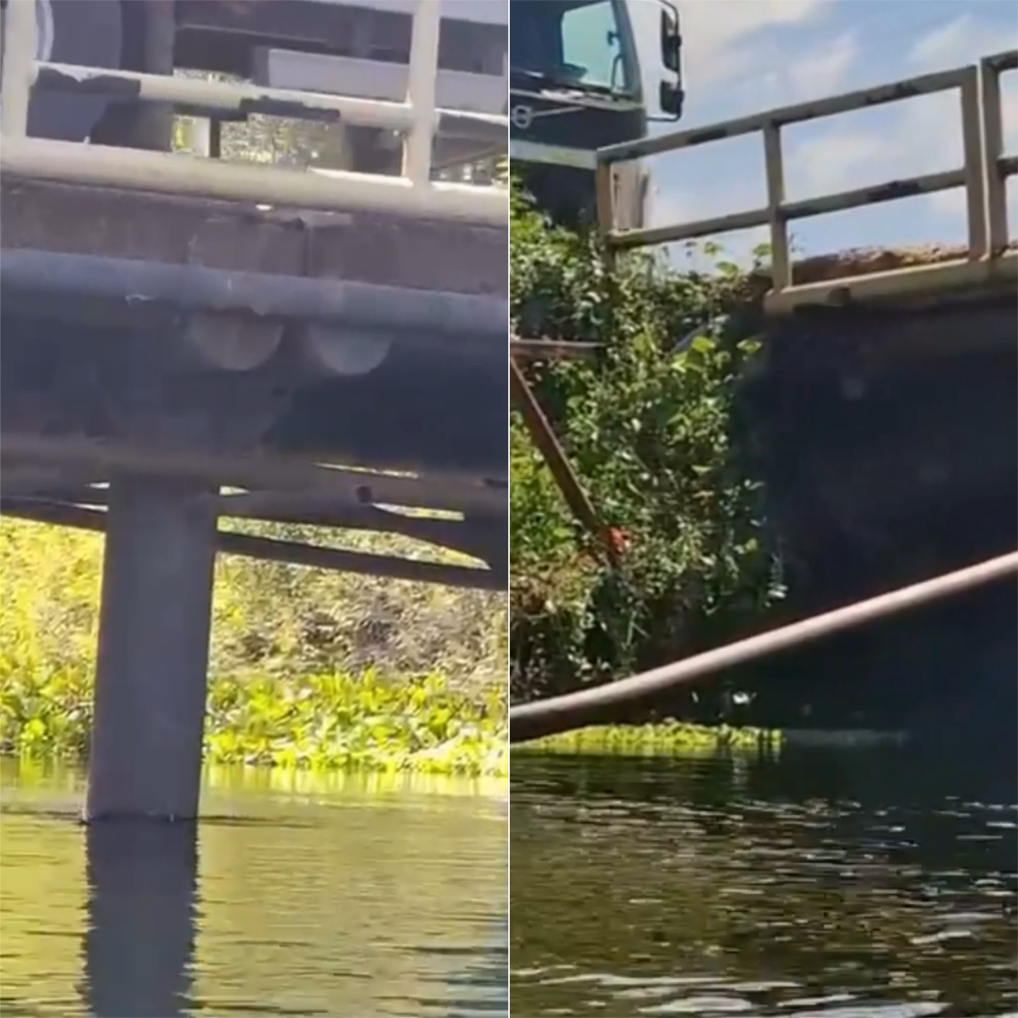 VÍDEO: Asfalto em ponte no RN tem rachaduras e 'balança' com passagem de veículos
