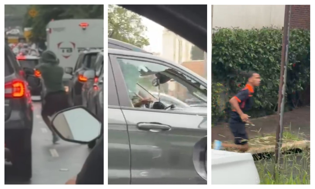 VÍDEO: ladrão quebra vidro de carro e rouba celular na Avenida 23 de Maio