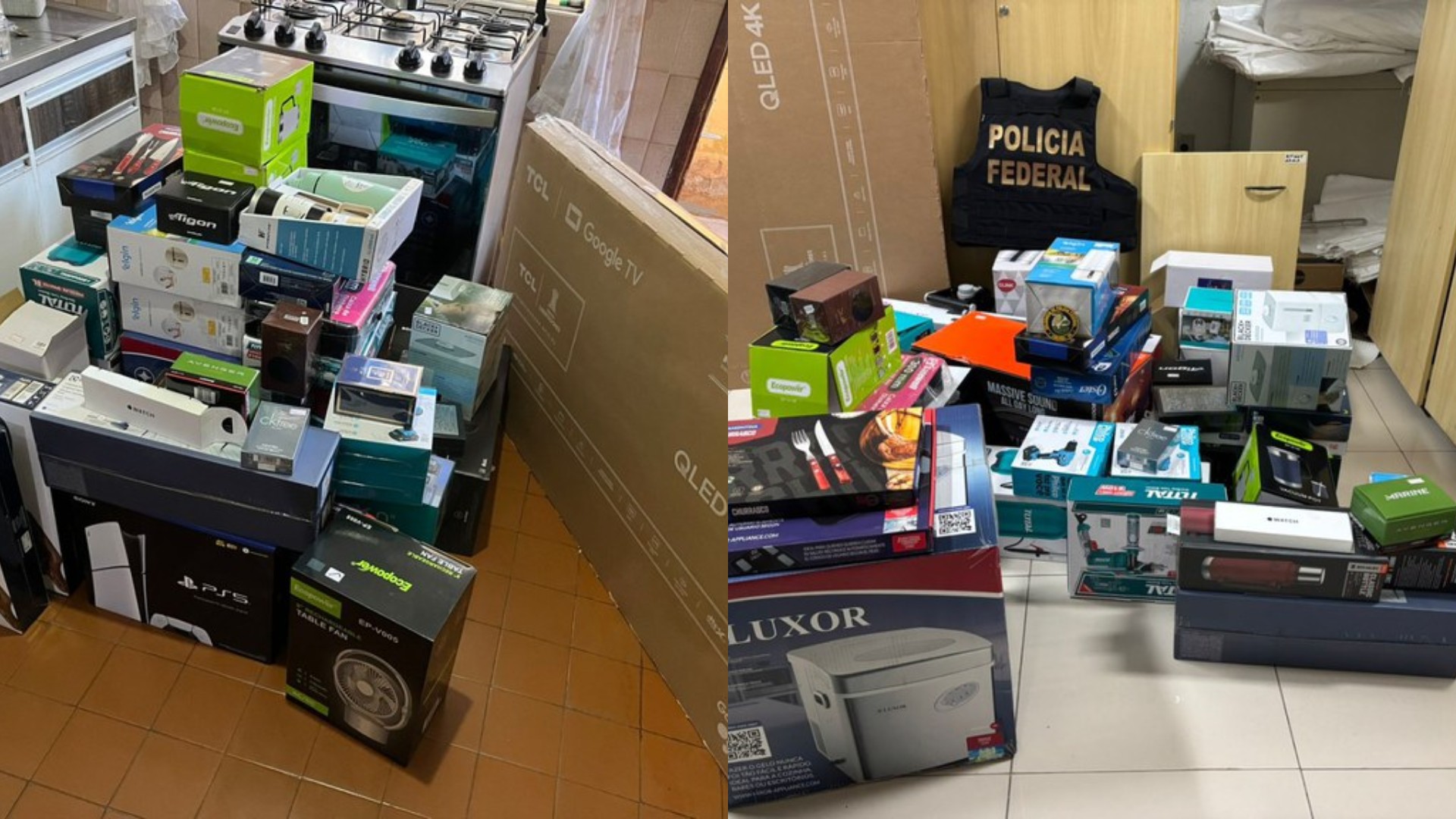 PF investiga rifas ilegais que movimentaram R$ 1,5 milhão com produtos contrabandeados em MS
