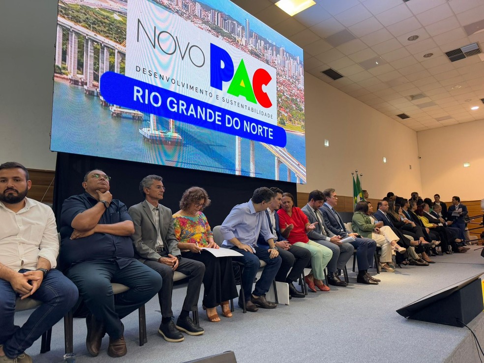 Encontro aconteceu no Auditório da Escola de Governo, em Natal — Foto: Sérgio Henrique Santos/Inter TV Cabugi