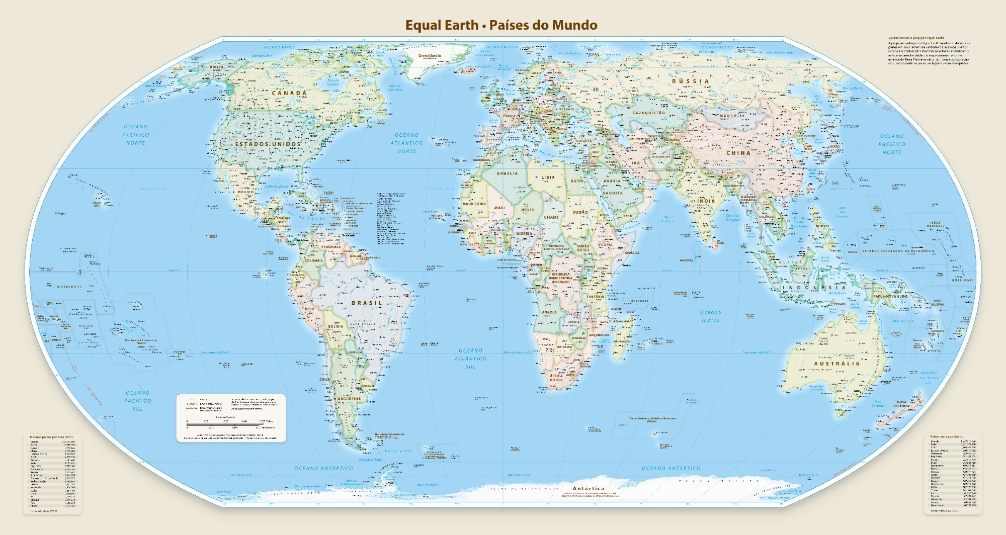 ONU aprova resolução para mudar mapa-múndi e corrigir distorções que fazem continentes parecerem menores