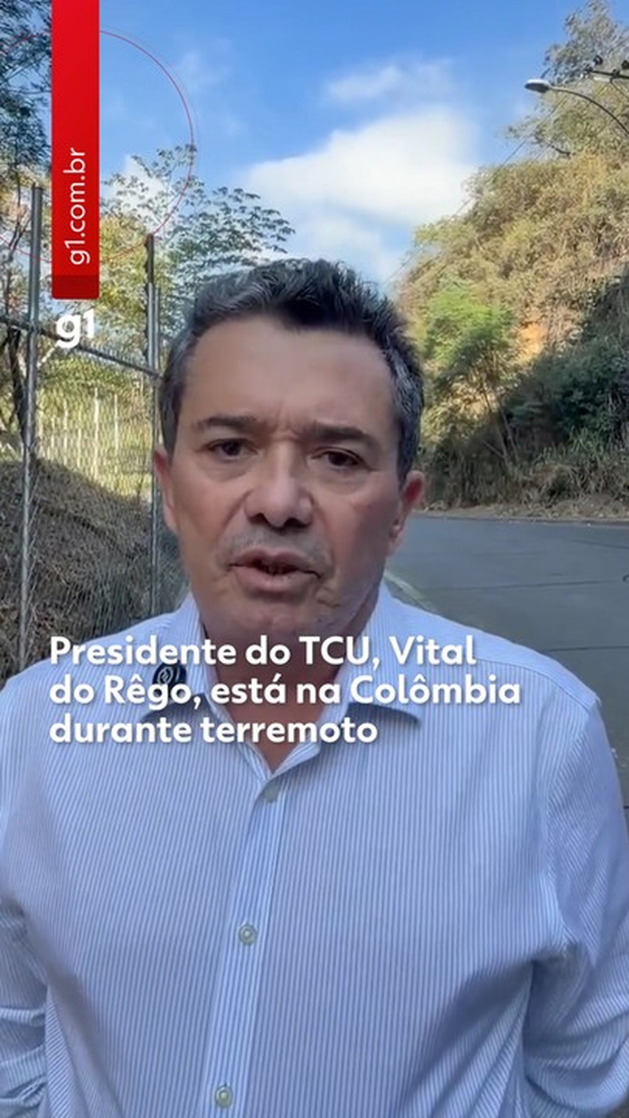 Em agenda na Colômbia, presidente do TCU faz relato sobre terremoto: 'Susto muito grande'