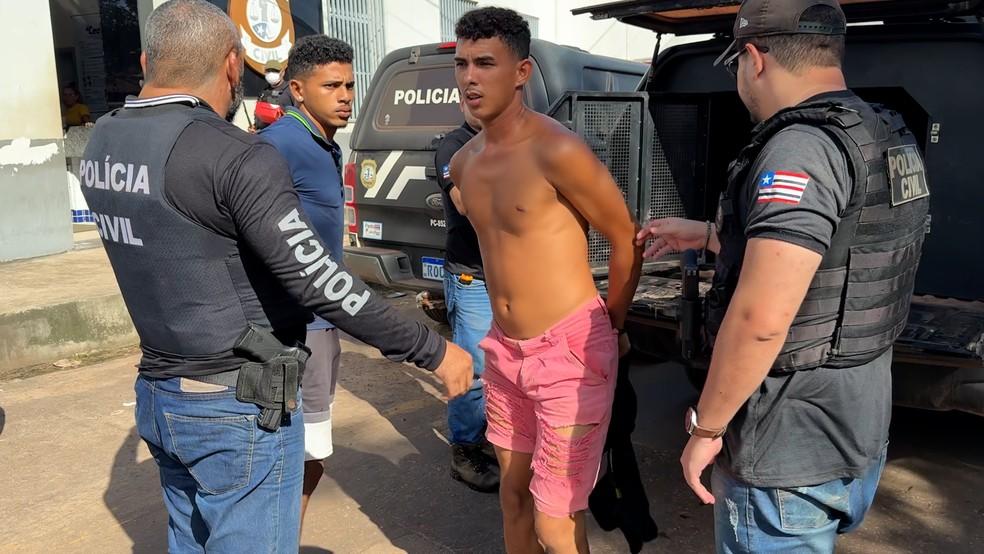 Operação da Polícia Civil em Palmeirândia prendeu suspeitos de homicídios e tráfico de drogas — Foto: Divulgação/Polícia Civil