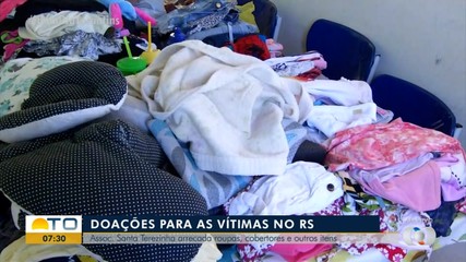 Associação Santa Terezinha arrecada doações para vítimas das enchentes no RS