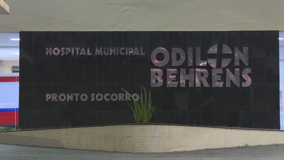 A mulher passou por exames no Hospital Odilon Behrens onde foi confirmado o estupro. — Foto: TV Globo / Reprodução