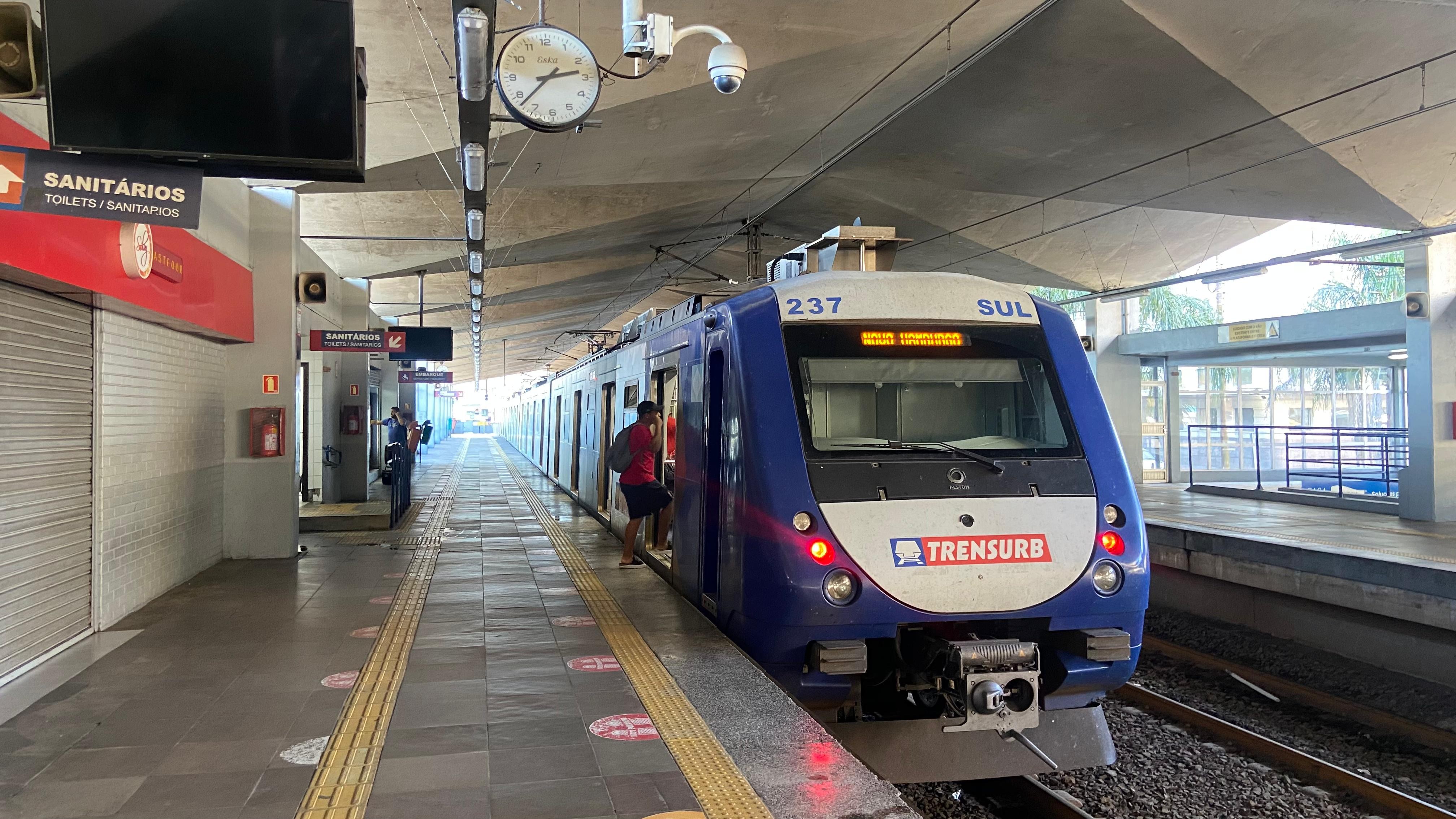 Preço da passagem da Trensurb sobe para R$ 5; nova tarifa passa a valer a partir de 12 de julho