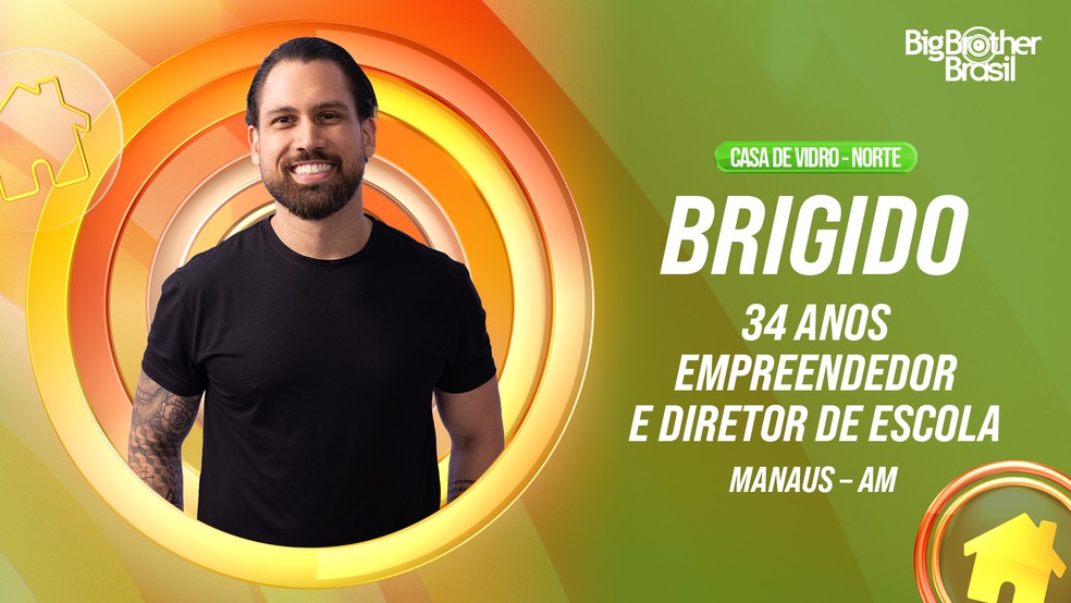 Brigido, candidado ao "BBB26" — Foto: Divulgação