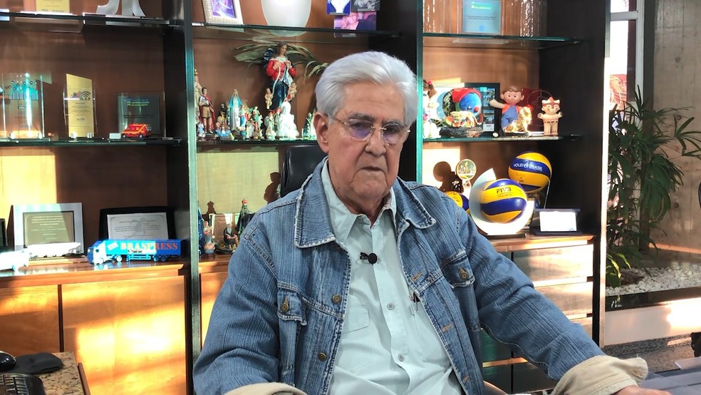 O ex-prefeito de Uberlândia, Odelmo Leão (PP), morreu nesta segunda, aos 80 anos — Foto: TV Integração/Reprodução