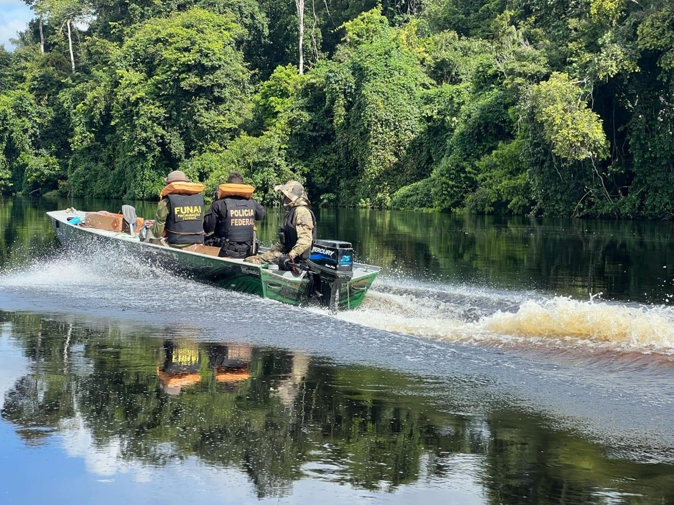 Operação Kuri da PF e do Ibama começou após denúncias de indígenas da região — Foto: Polícia Federal
