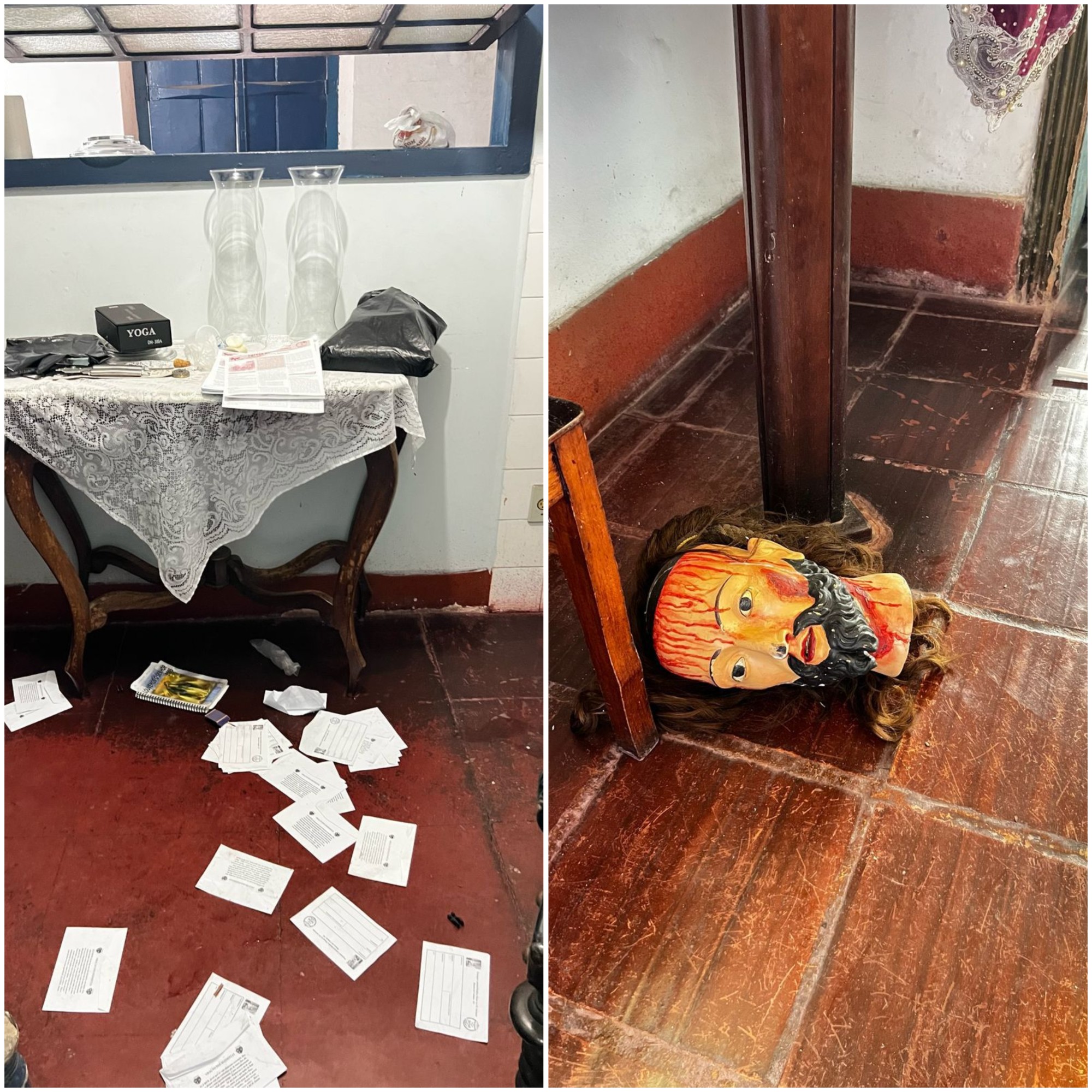 Igreja Nossa Senhora da Lapa é alvo de invasão e depredação em Campos 