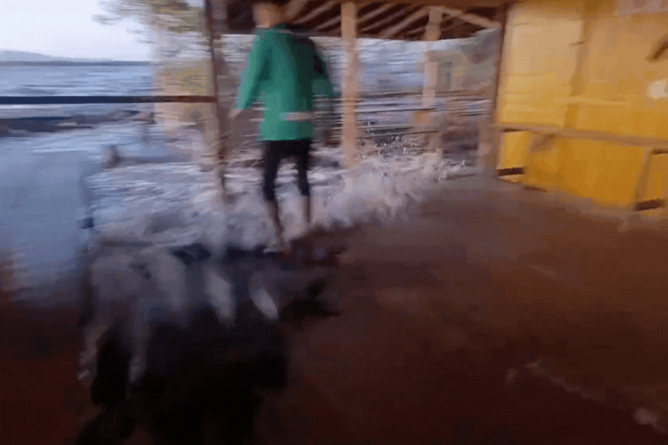 Mar invade casas e comércios em ilhas no litoral de SP durante ressaca: ‘desesperador’; VÍDEO 