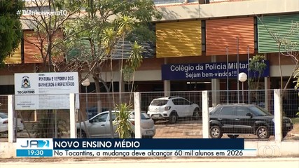 Novo Ensino Médio vai atingir cerca de 60 mil alunos do TO a partir de 2026; confira