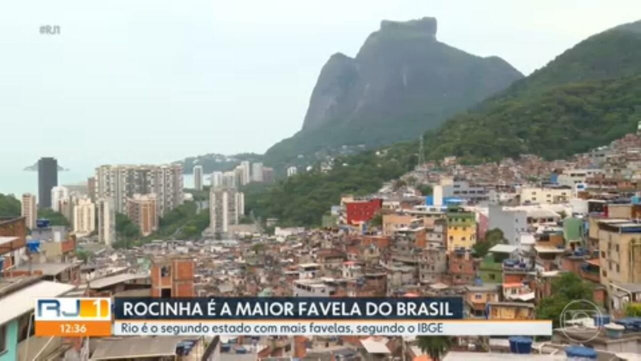 Rocinha, maior favela do país segundo Censo 2022, possui mais habitantes que dois terços dos municípios do RJ