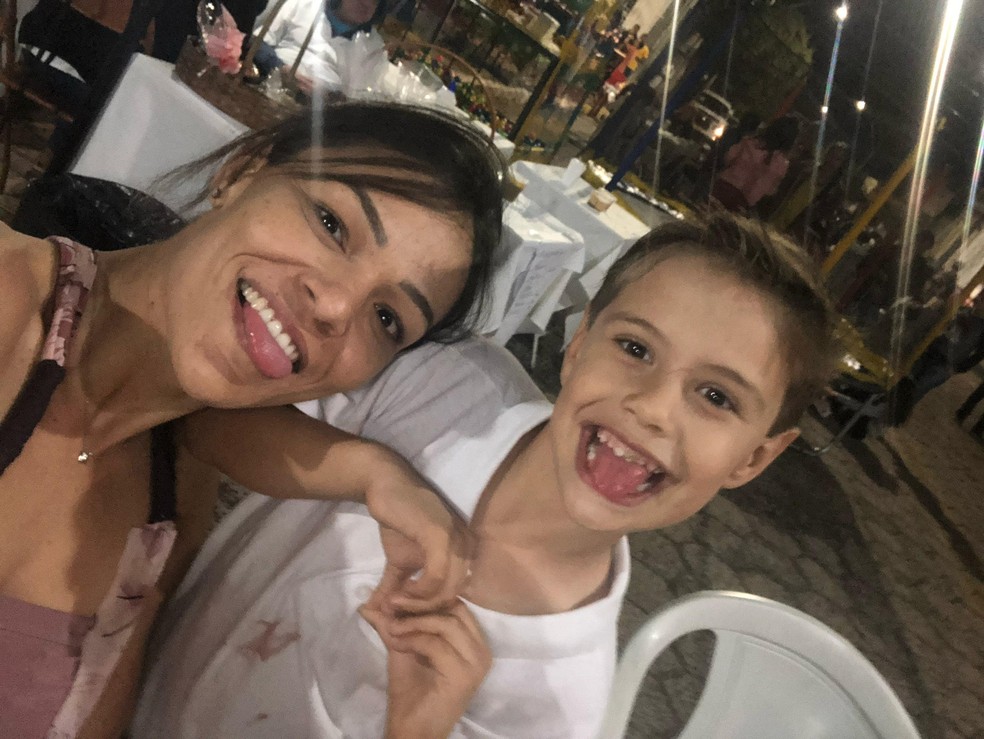 Enrico tinha apenas cinco anos quando a mãe, Mirian, morreu — Foto: Arquivo pessoal