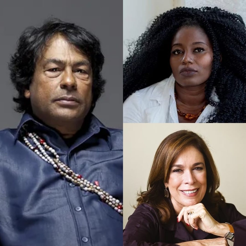 Ailton Krenak, Carla Akotirene e Mary del Priore estão confirmados no Salipi 2024 — Foto: Divulgação