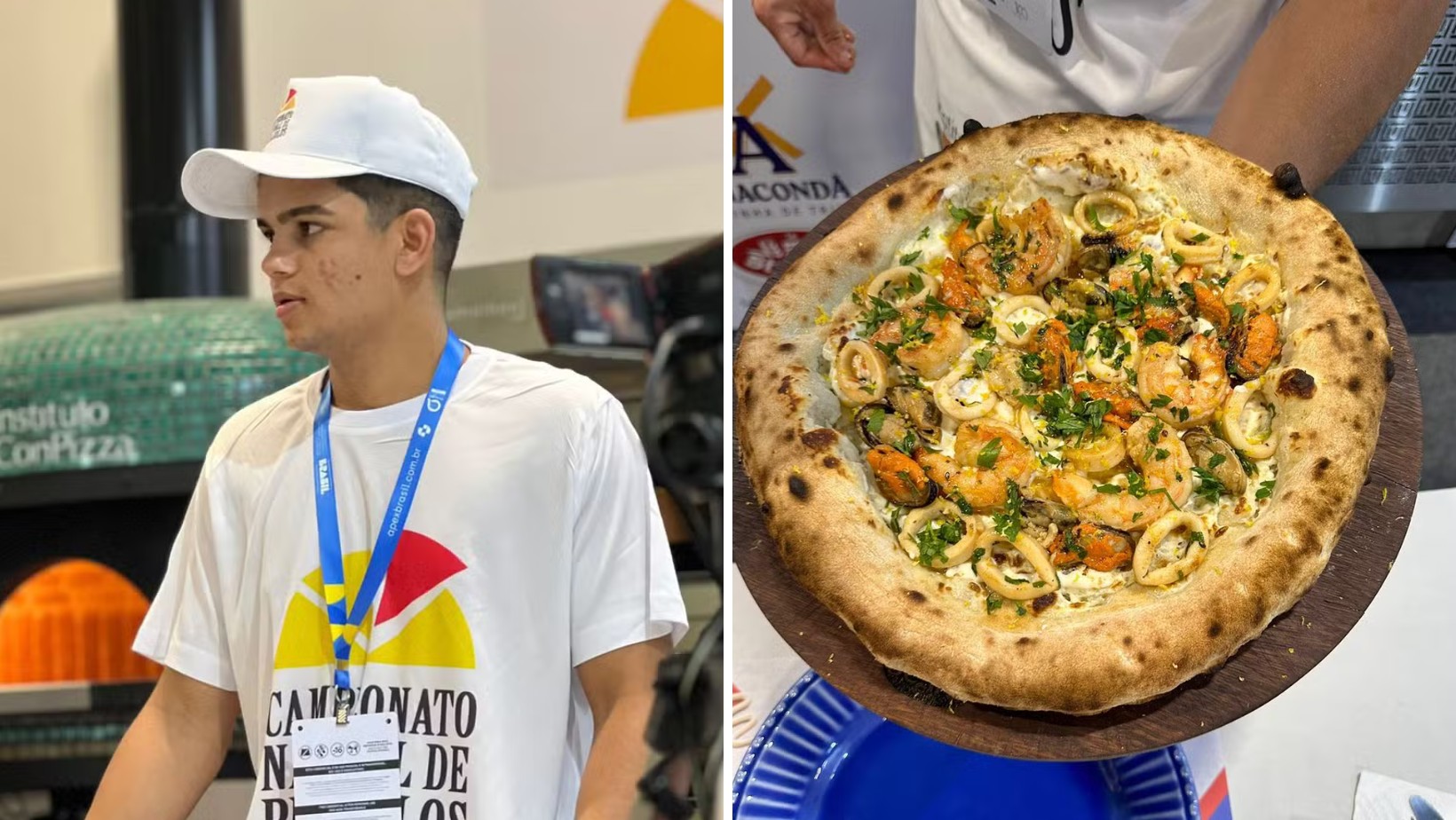 Pizzaiolo do litoral de SP conquista título nacional e vai representar o Brasil no 'mundial da pizza' nos EUA