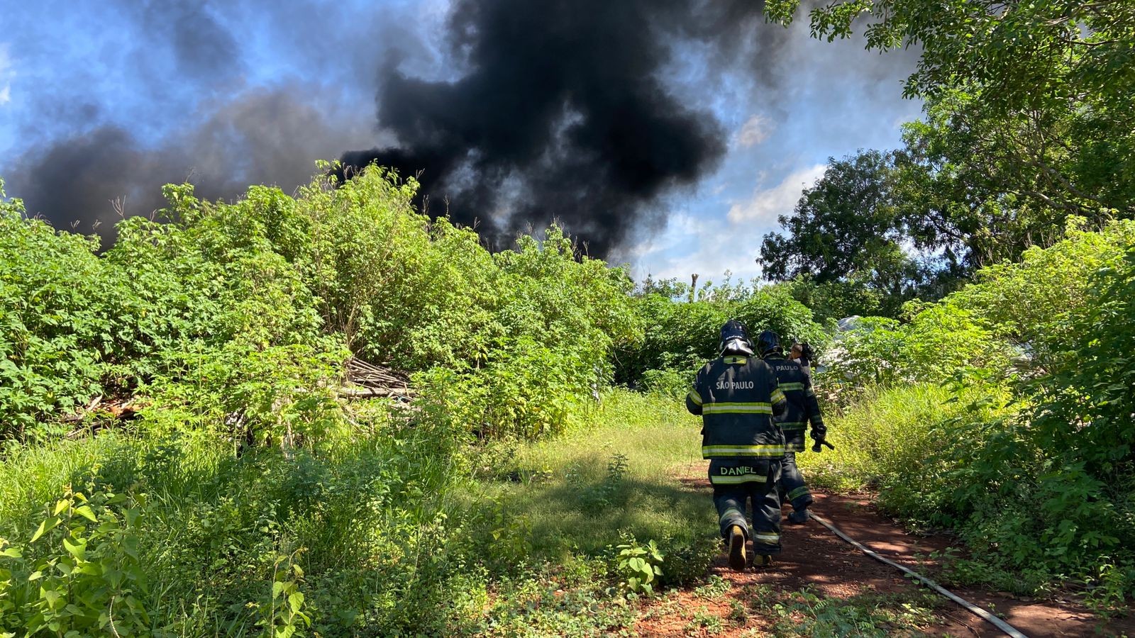 Incêndio em área de mata mobiliza Corpo de Bombeiros em Campinas