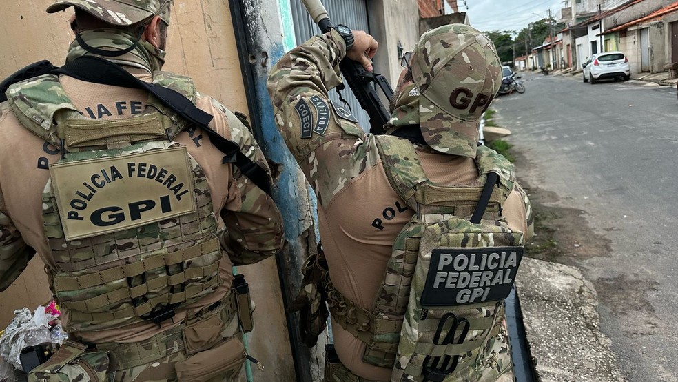 Grupo suspeito de vender cocaína da Bolívia no Nordeste é alvo de operação — Foto: Divulgação/PF